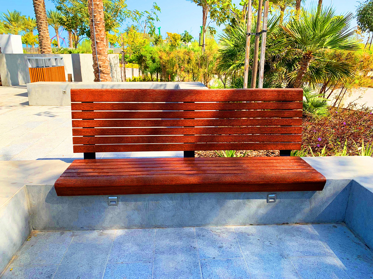 OUTDOOR BENCHES AT LOUVRE ABU DHABI PARK Bin Sabt Sports & Leisure