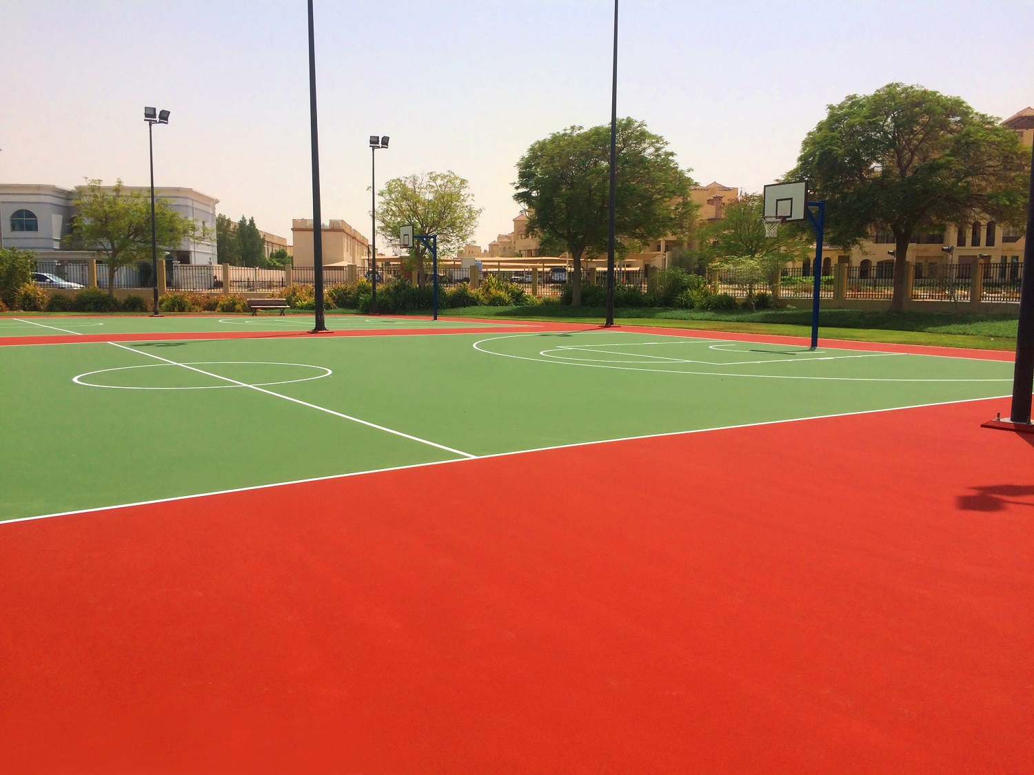 MIRDIF UPTOWN PARK DUBAI MUNICIPALITY BASKETBALL COURT Bin Sabt 