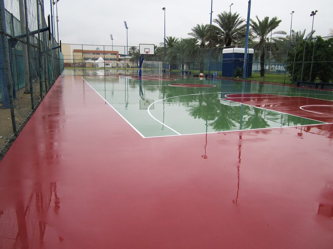 Al Nasr Club, Dubai - Outdoor Sports Flooring | Bin Sabt Sports & Leisure